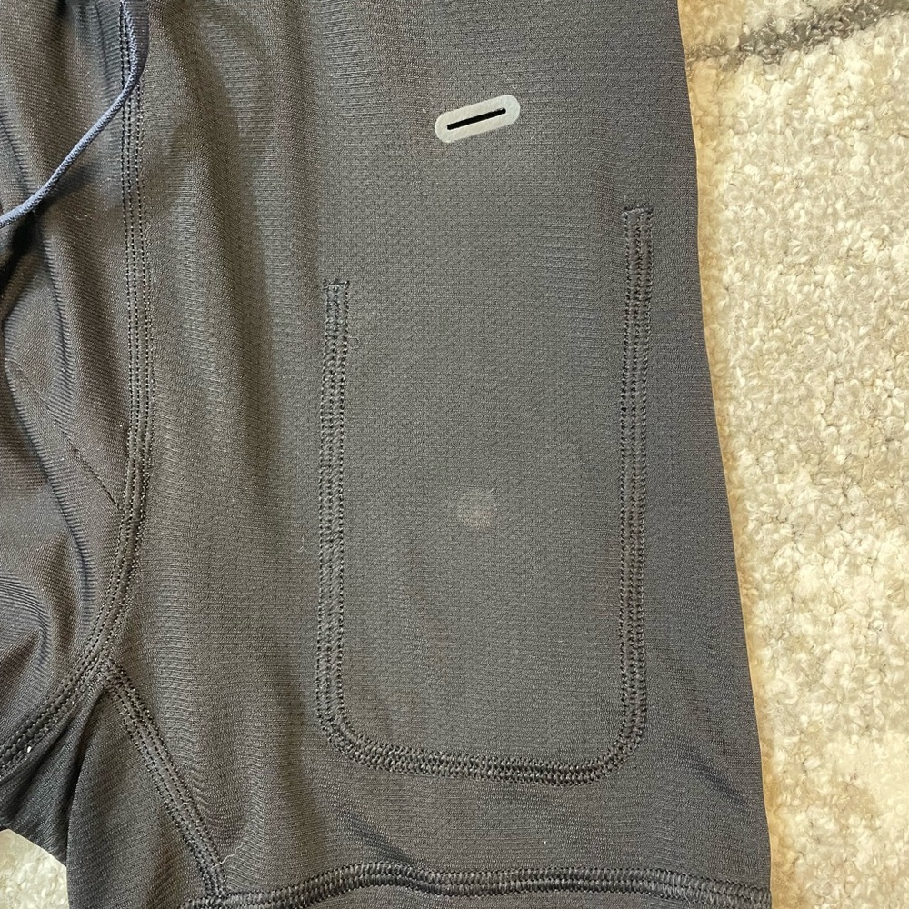 Lululemon Surge Lined Short 6" Heathered Navy Blue Mens XS Running Athletic Gym - Picture 5 of 6